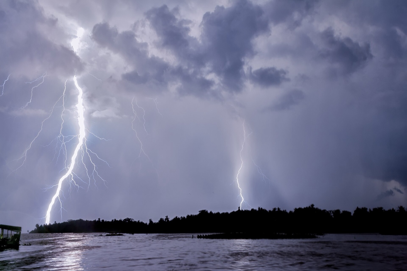 The lake of near-constant lightning in Zulia, Venezuela