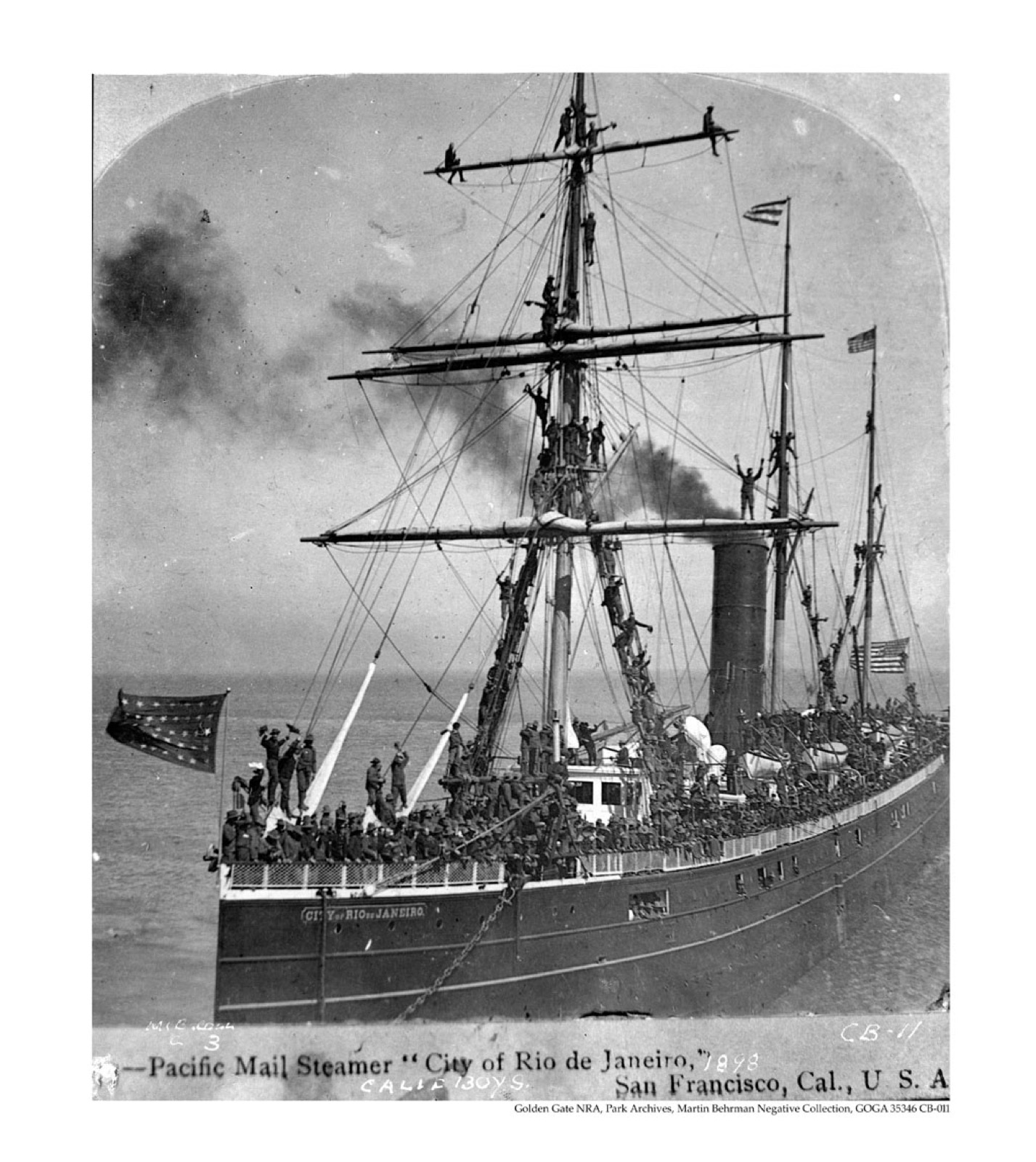 SS City of Rio de Janeiro in United States