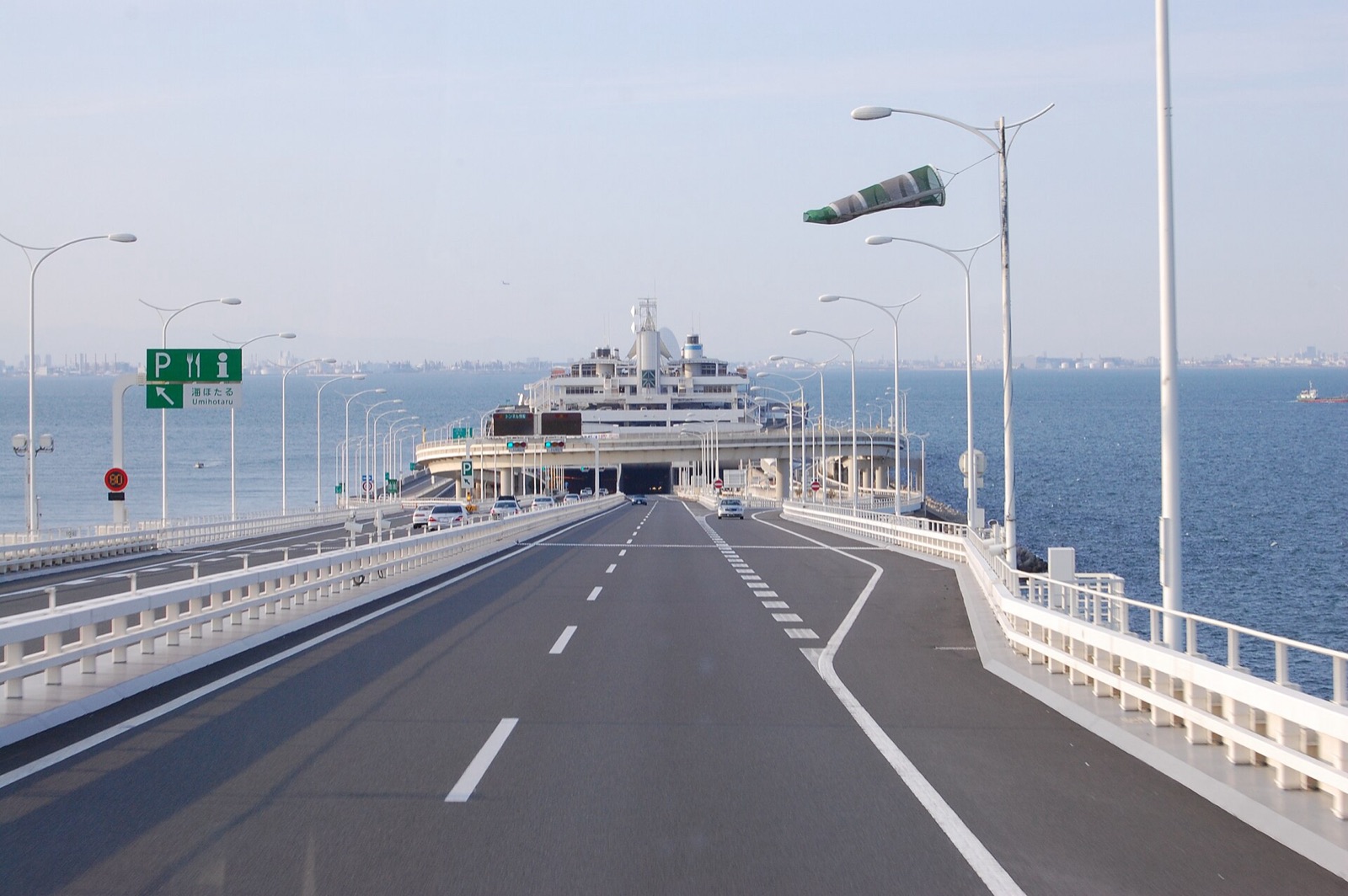 Umihotaru Parking Area in Japan