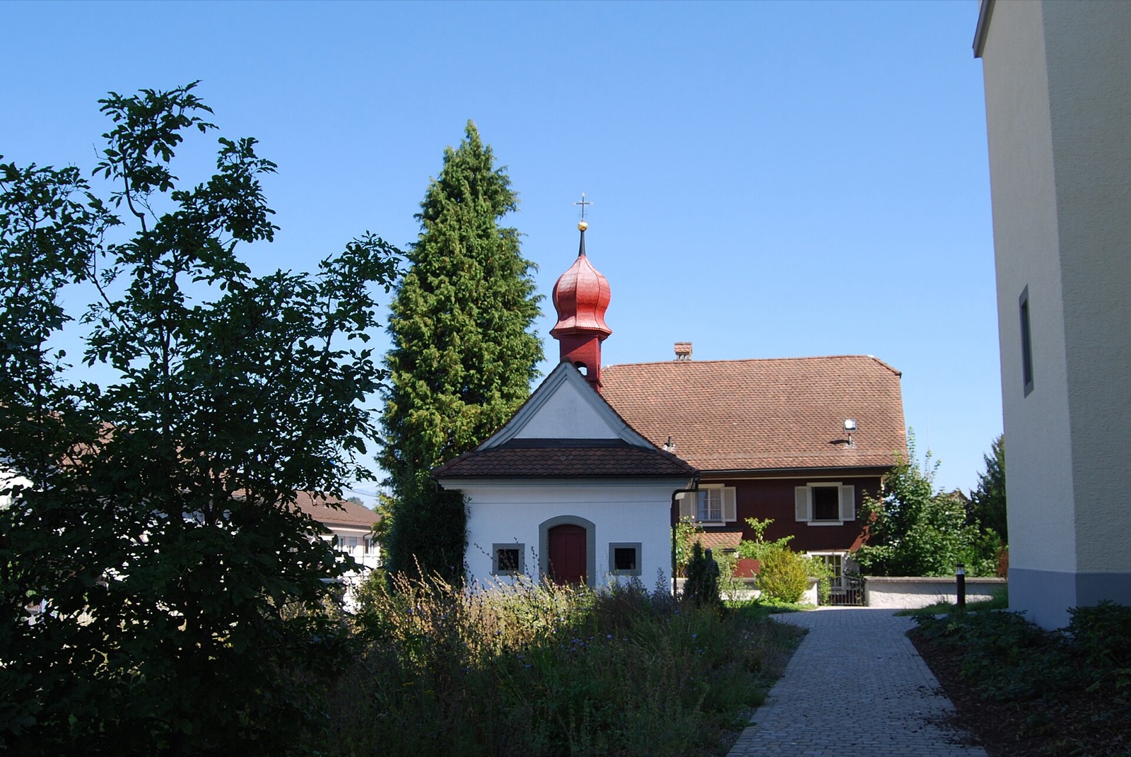 Ebikon church ossuary in Switzerland