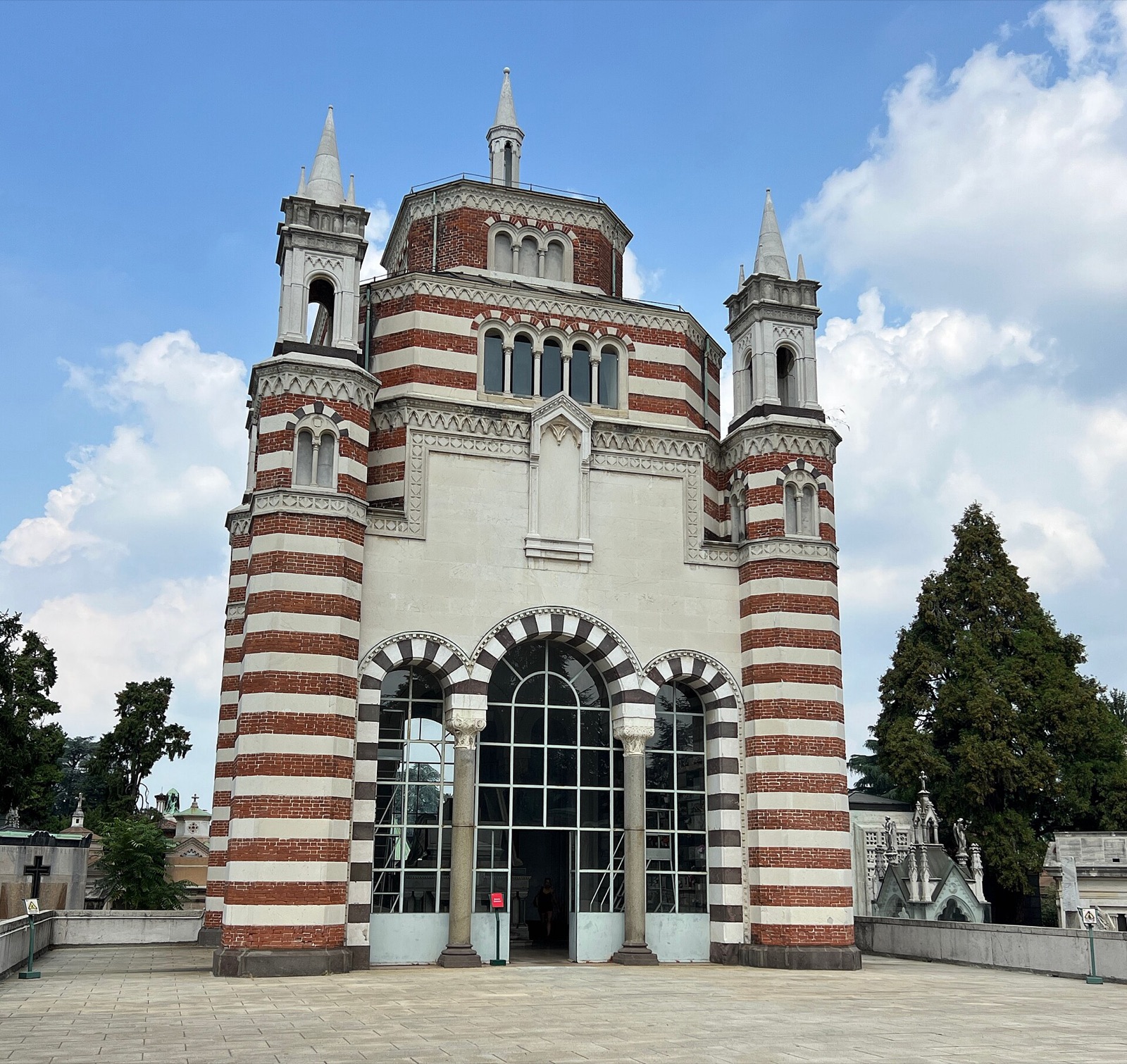 Ossuary of the Monumental cemetery in Italy