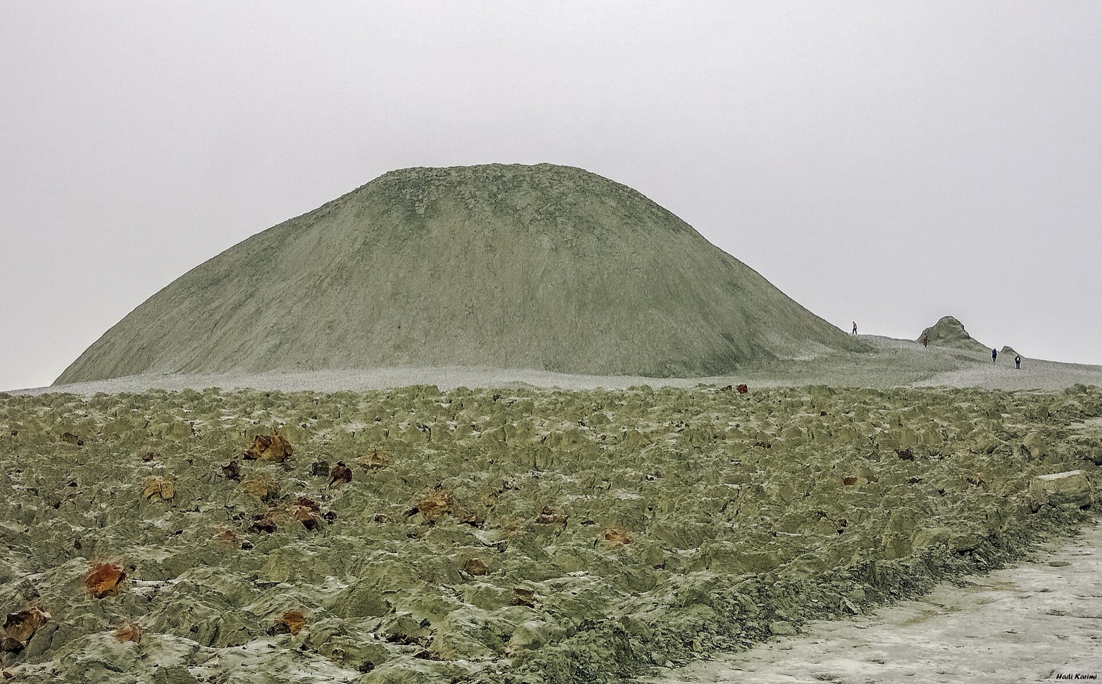 Tang Mud Volcano in Iran