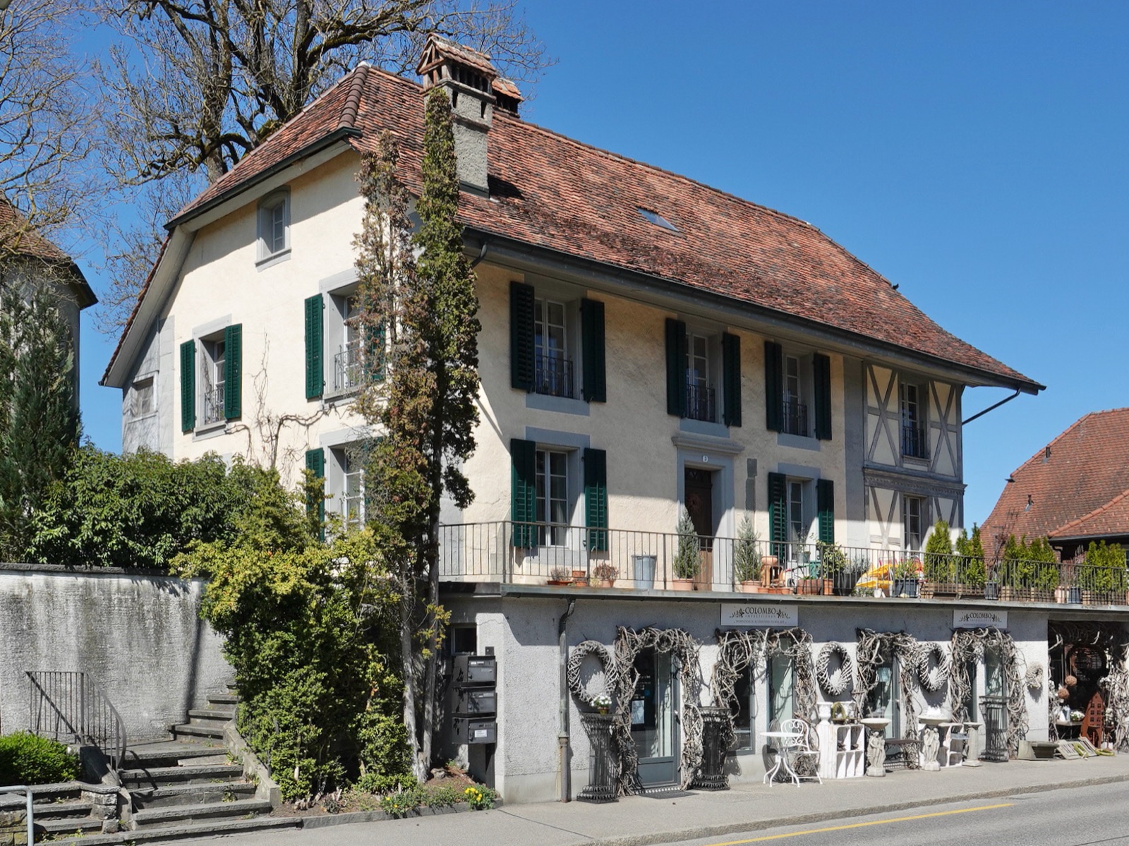 former chapel with ossuary (15th century) in Switzerland