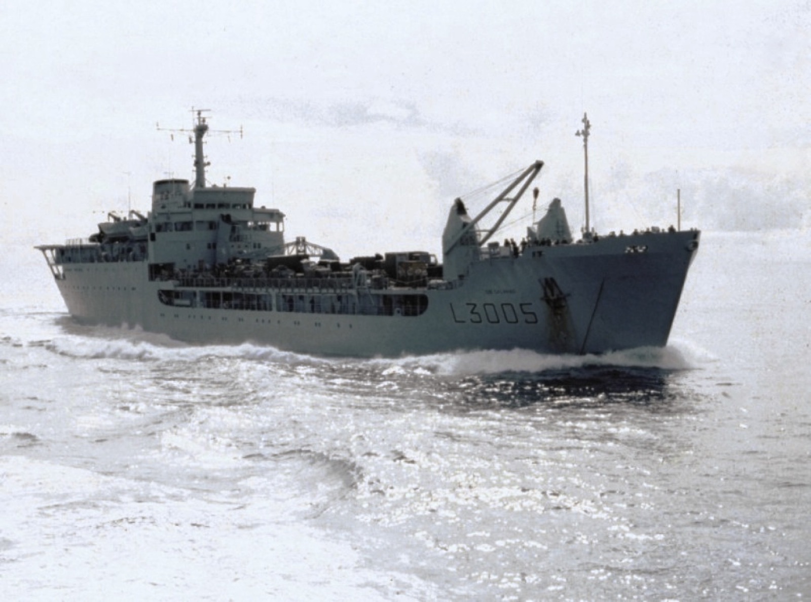 RFA Sir Galahad in Location recorded in Wikidata