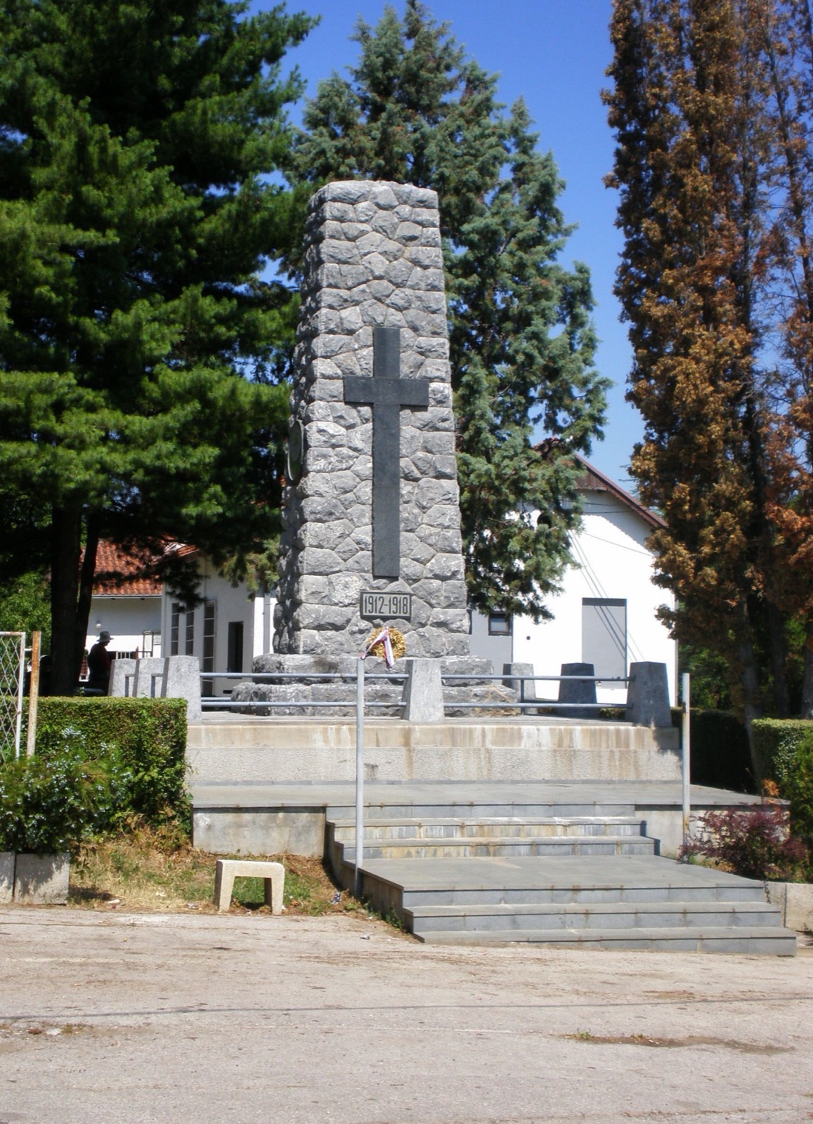 Memorial Ossuary to fallen soldiers 1912-1918. at the cemetery in Čačak in Serbia