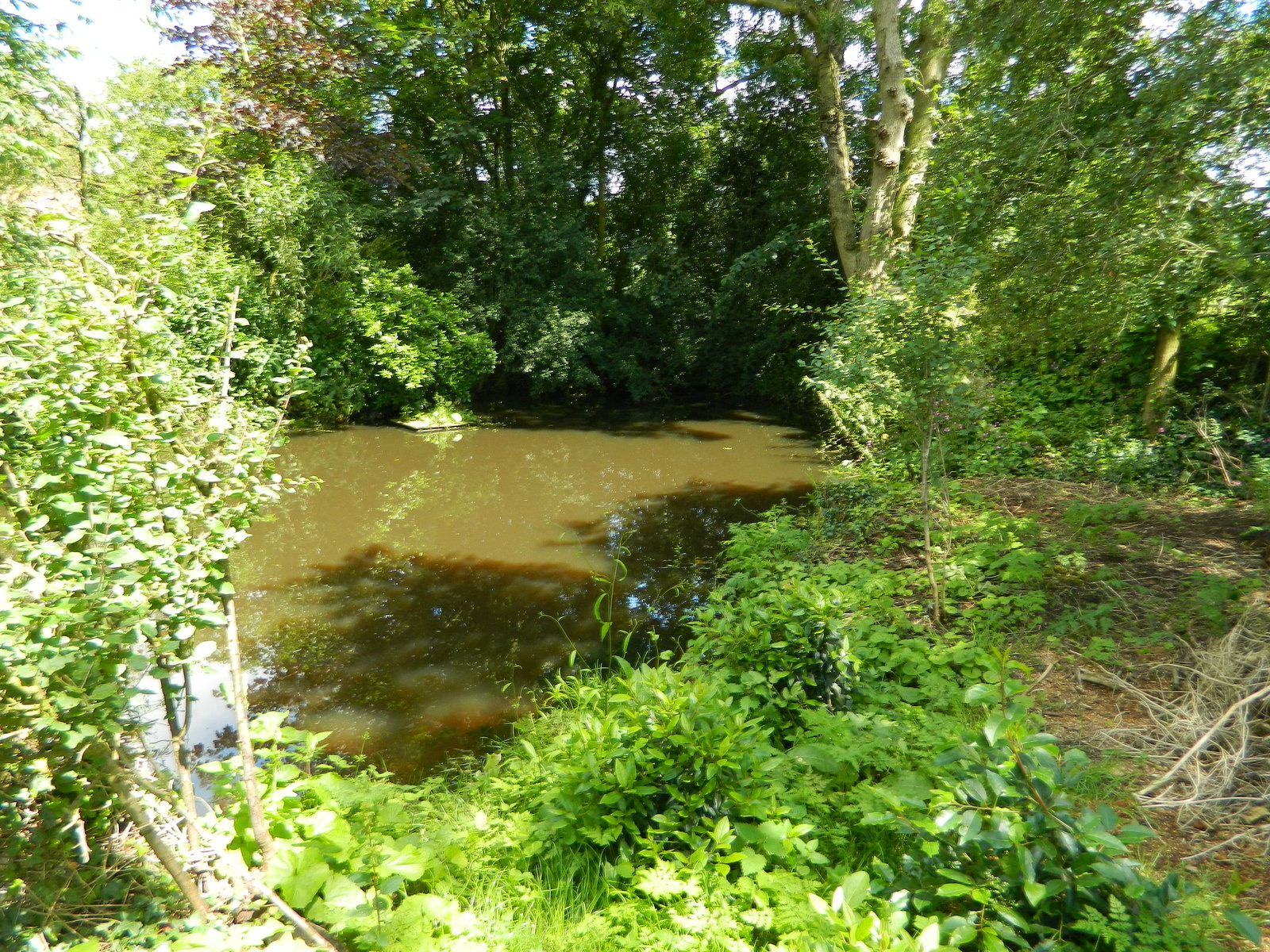 Shrunken medieval village and moated site at Thurvaston in United Kingdom