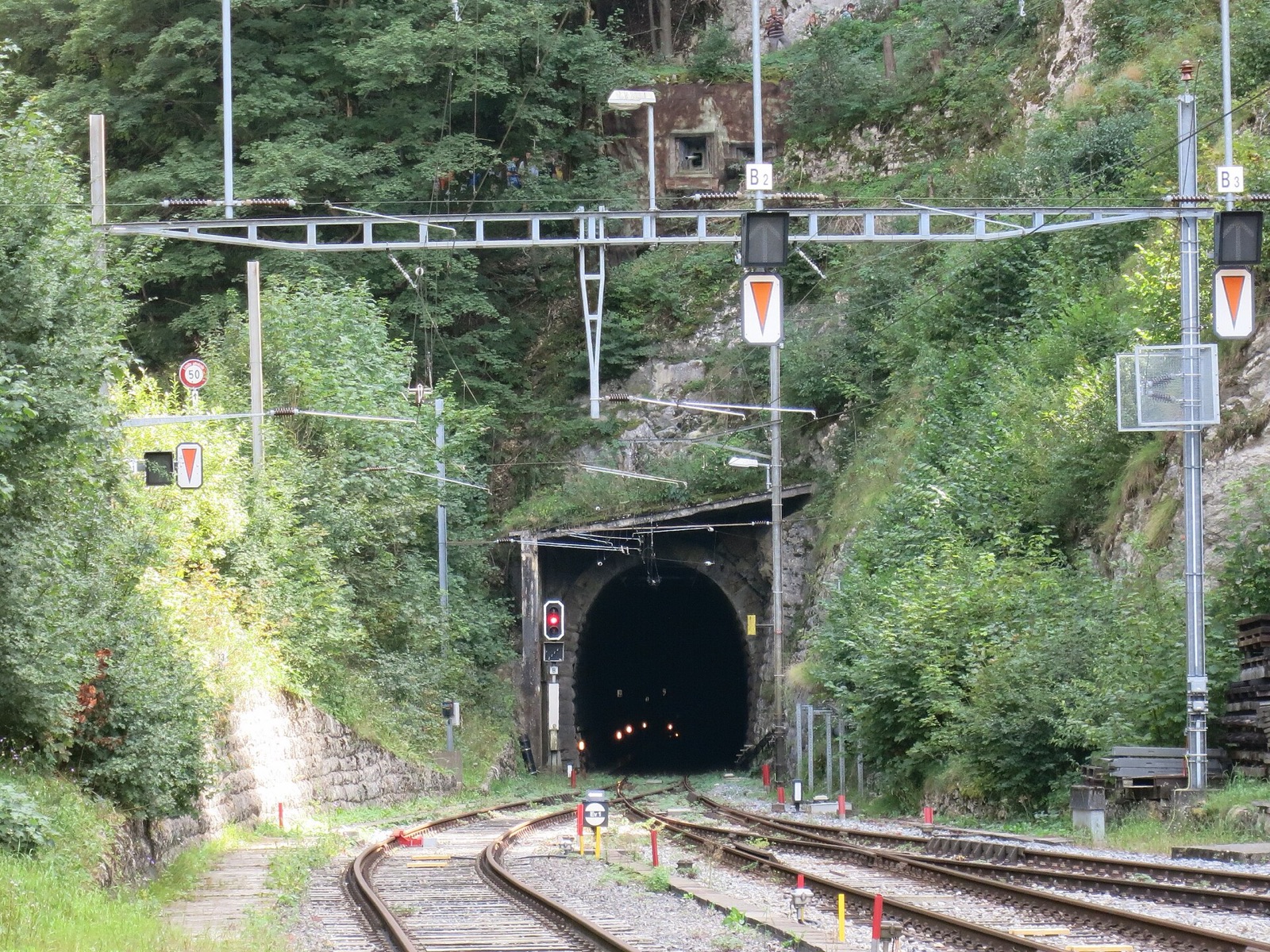 Gänsbrunnen Blocking Point in Switzerland