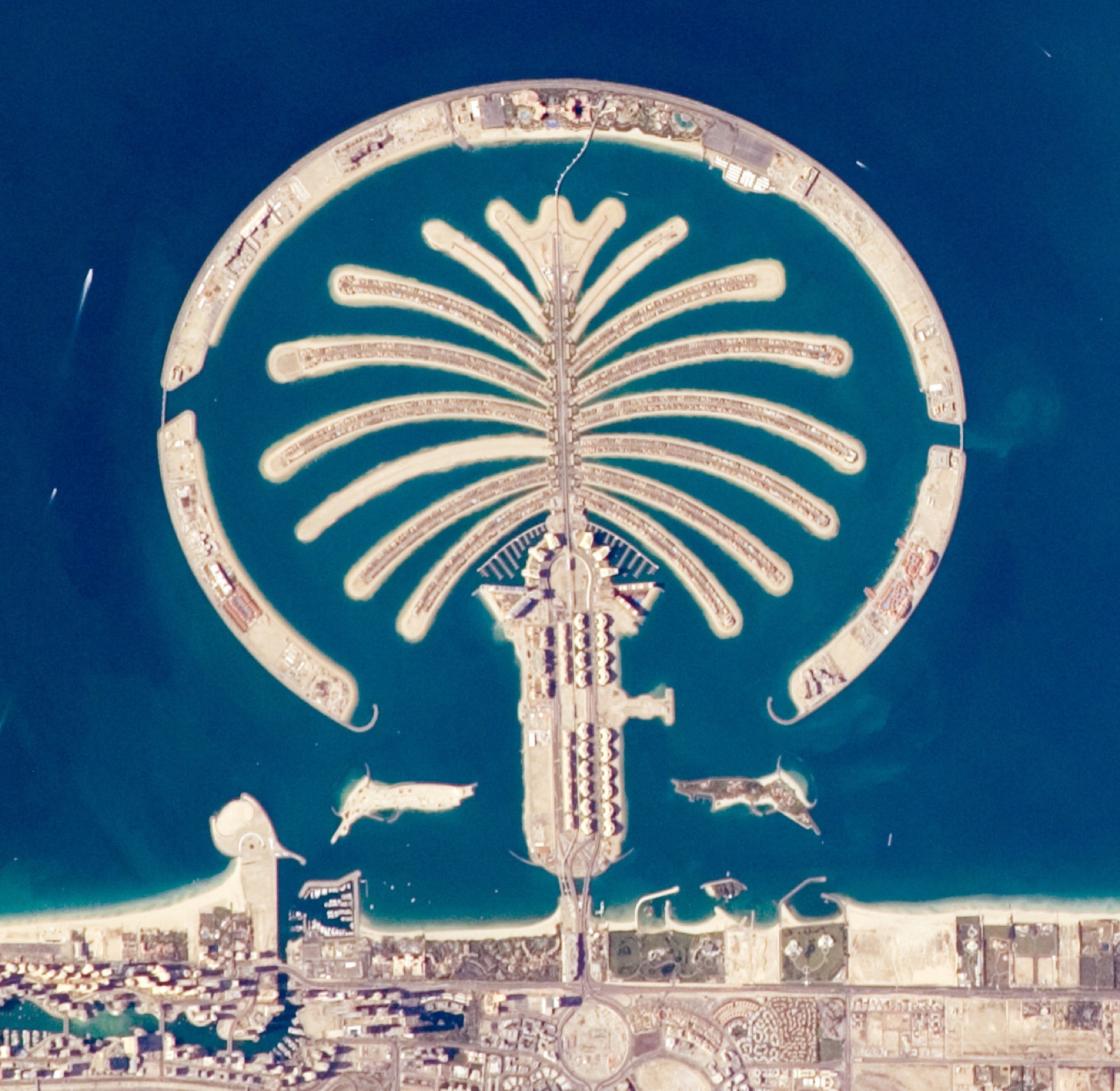 Palm Jumeirah in United Arab Emirates