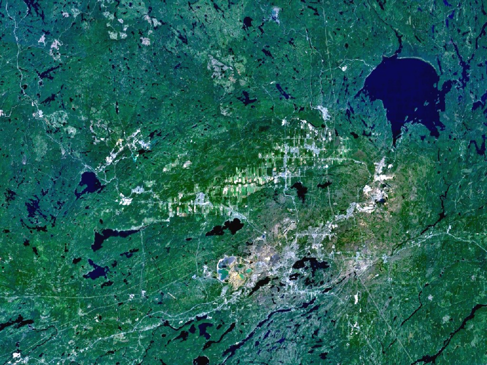 Sudbury Basin in Canada