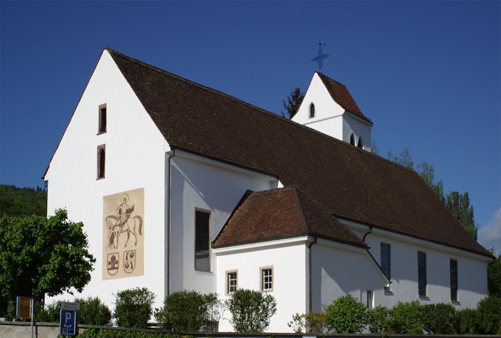 Roman Catholic Church with Ossuary in Switzerland