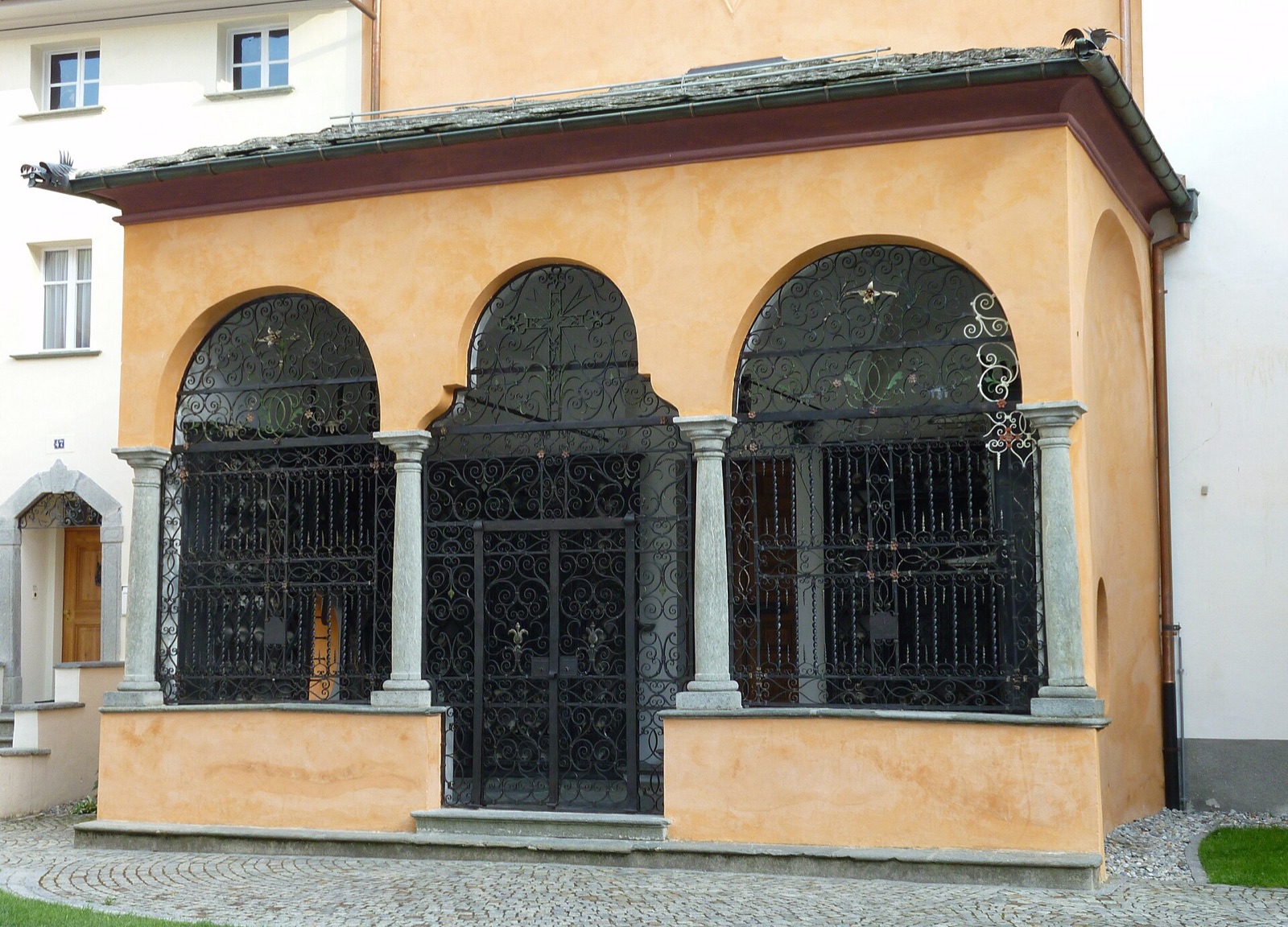 St. Anne's oratory with ossuary in Switzerland
