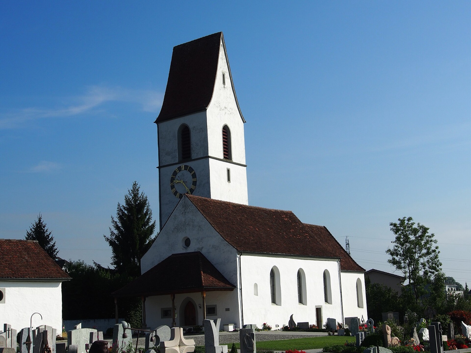 Catholic Church of St. Mary with Ossuary in Switzerland