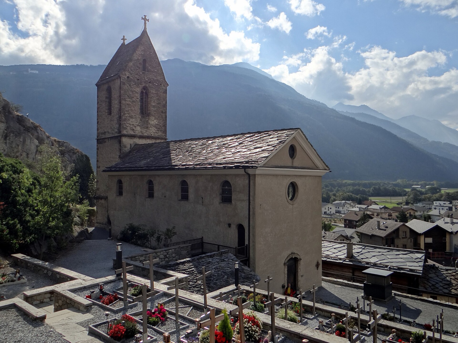 St. Maria Church with Ossuary in Switzerland