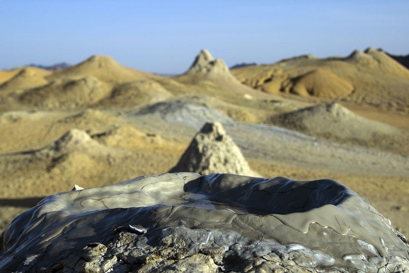 Pirgel Mud Volcano in Iran