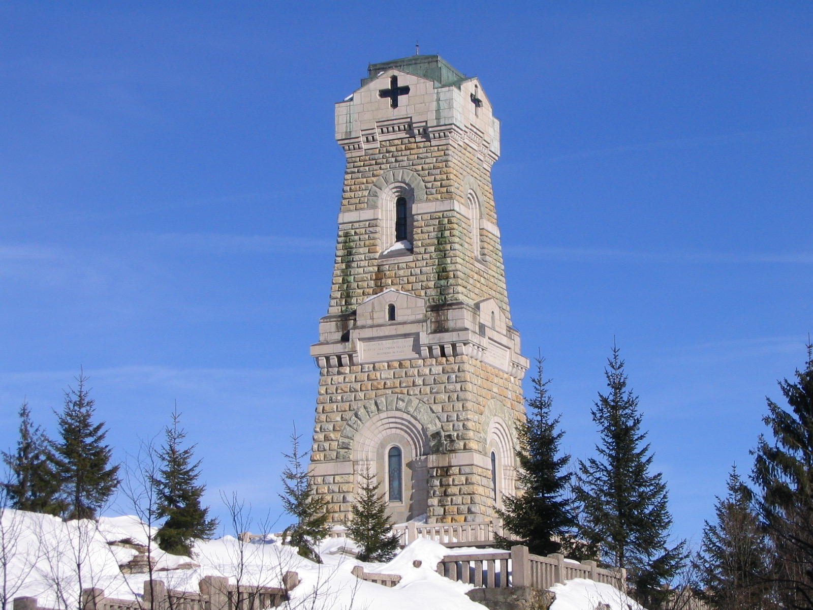 military shrine of Valli del Pasubio in Italy