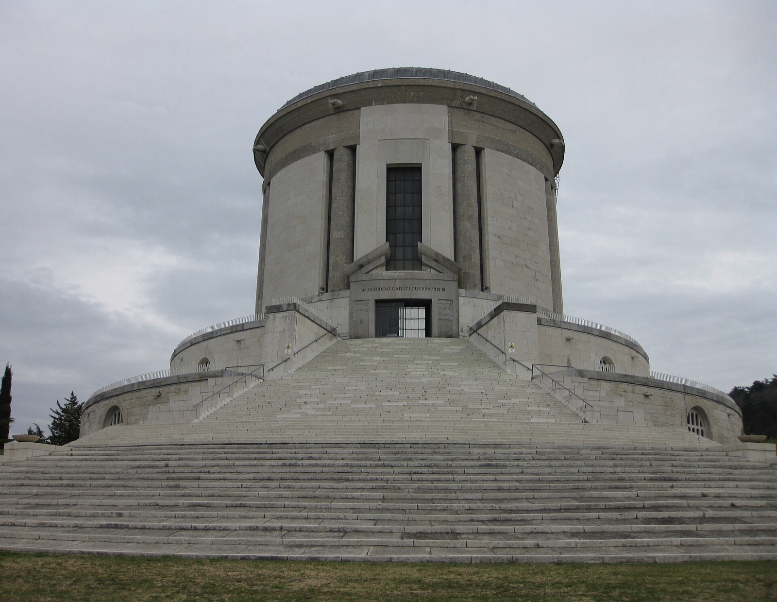 military shrine of Castel Dante in Italy
