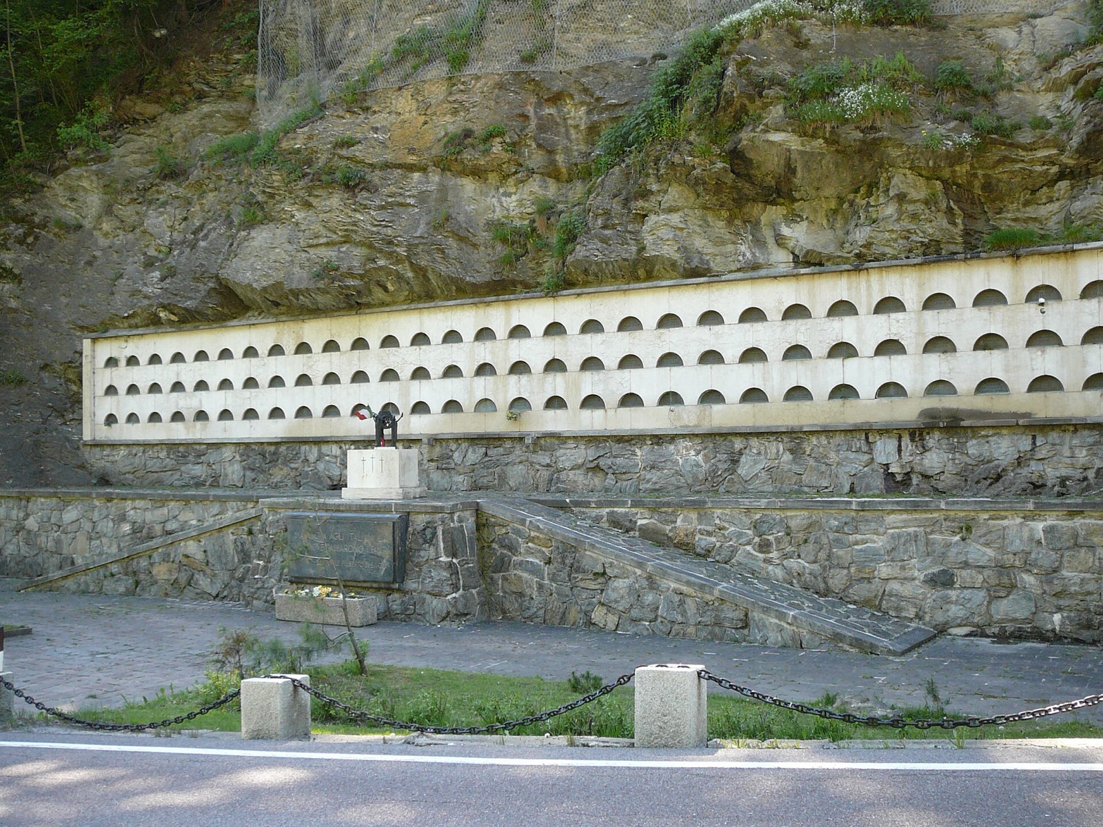 military shrine of Gossensaß in Italy