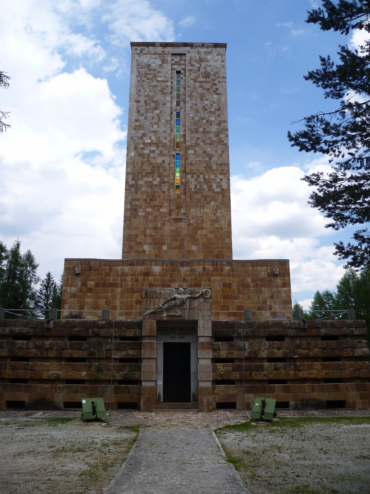 military shrine of Pocol in Italy