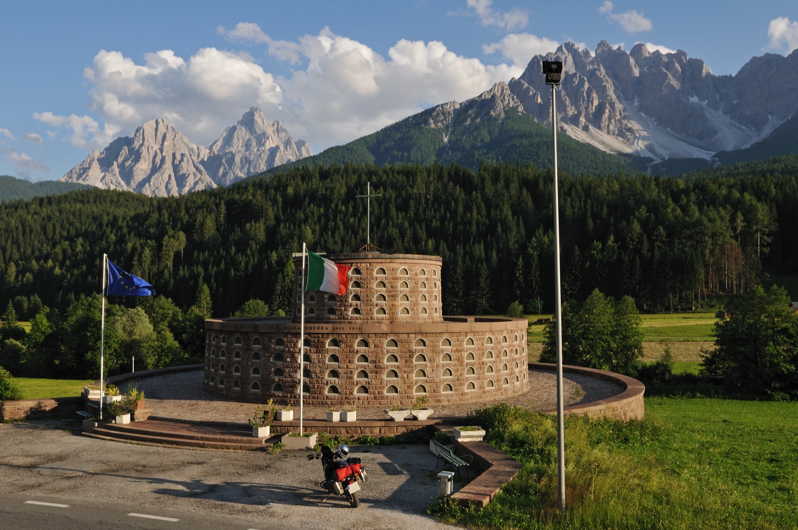 military shrine of Innichen in Italy