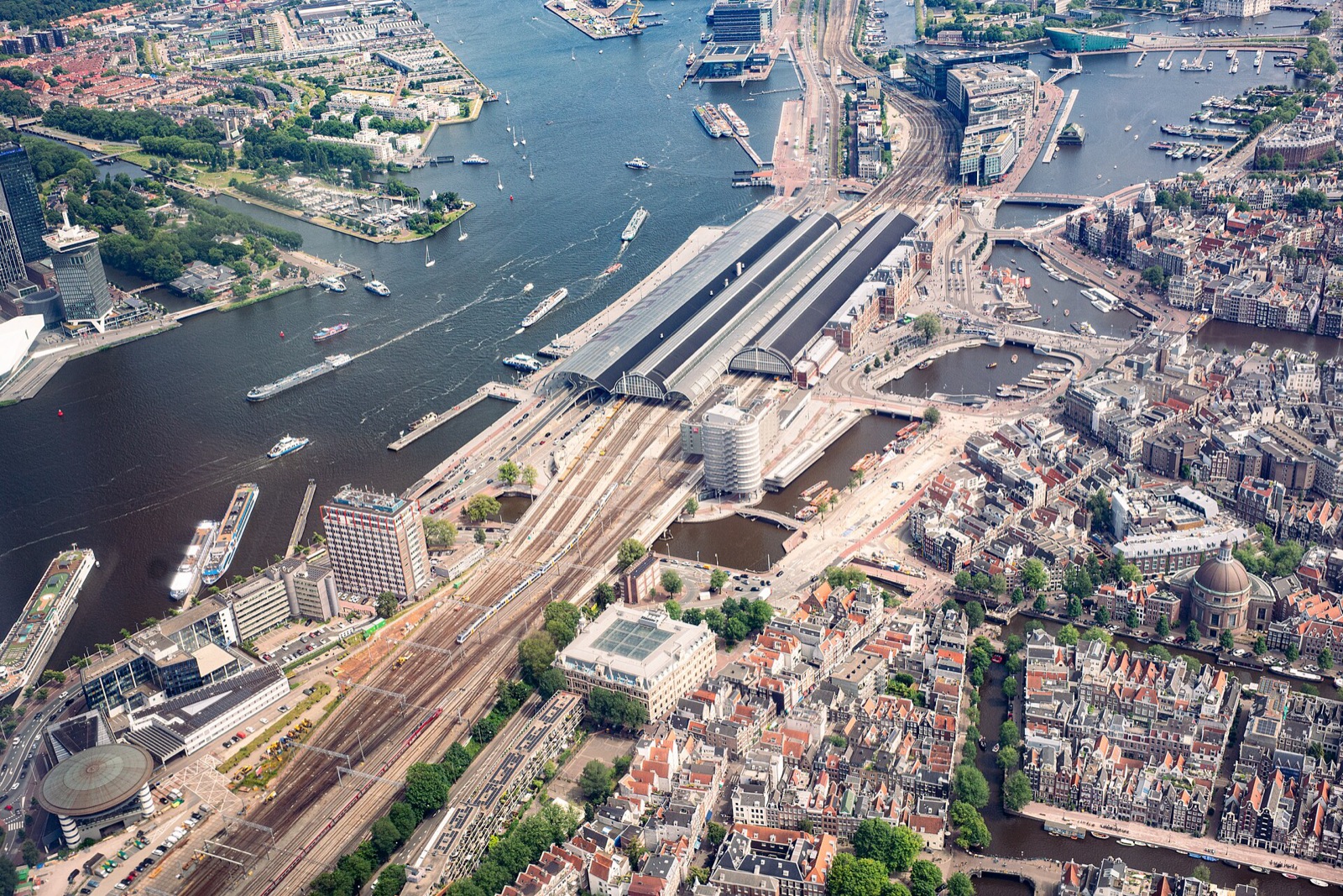 Stationseiland in Netherlands