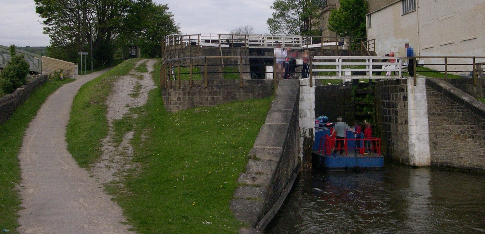 Bingley Three Rise Locks in United Kingdom