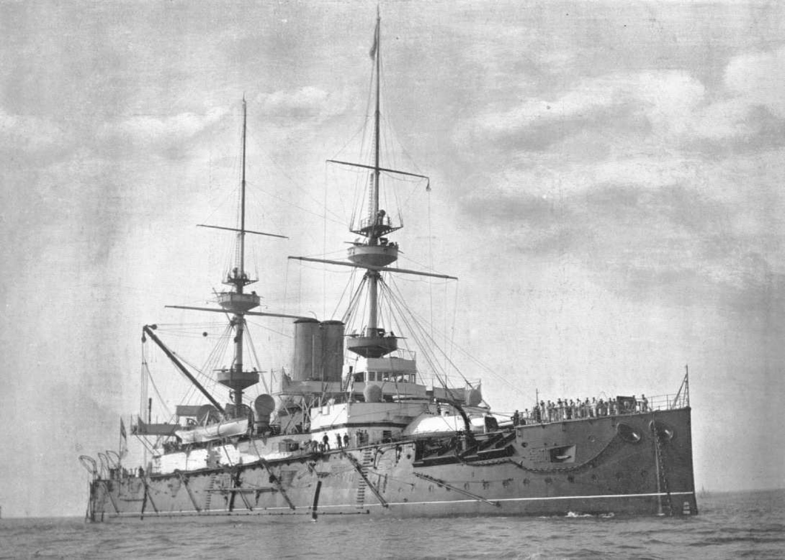 HMS Prince George in Location recorded in Wikidata