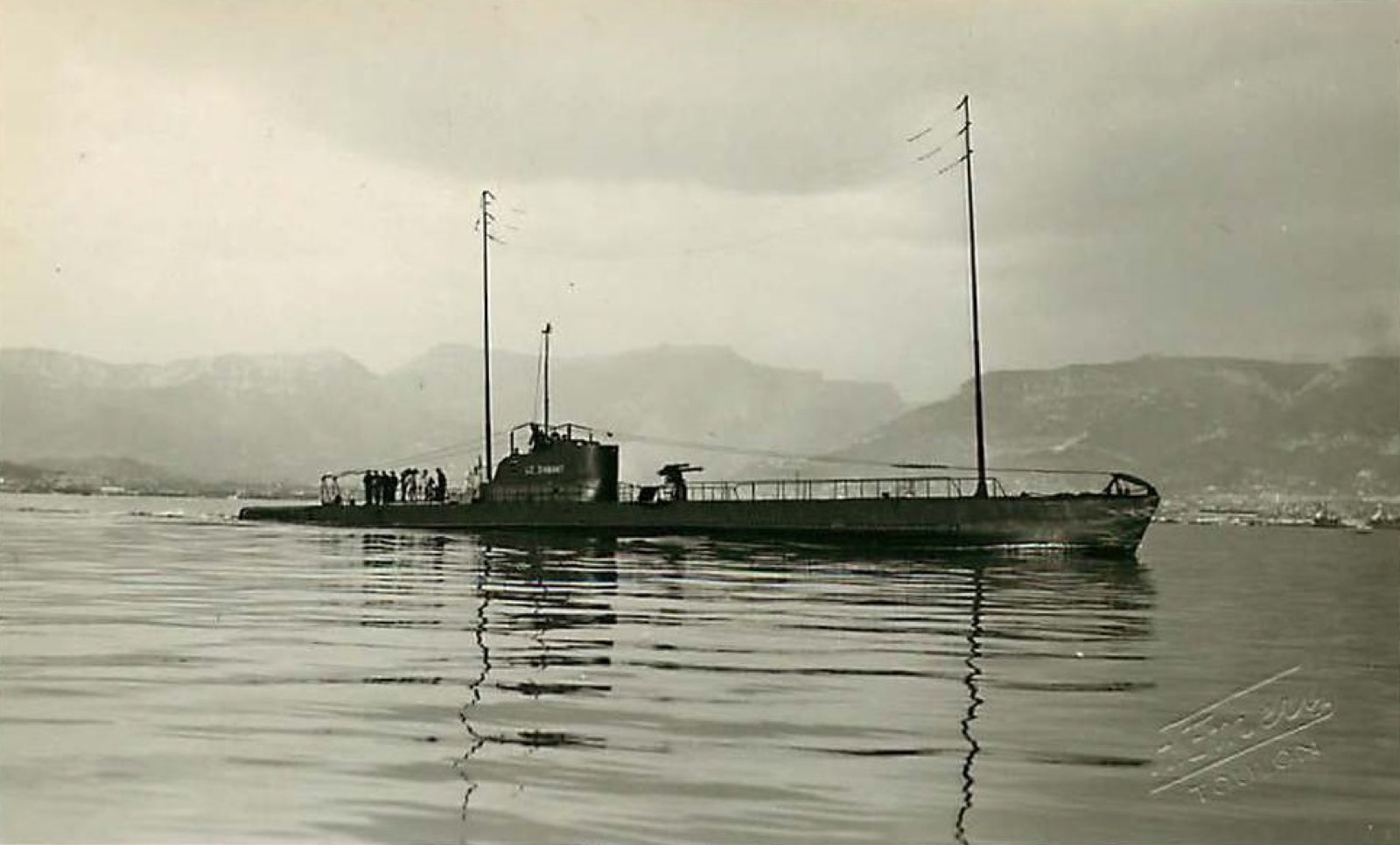 French submarine Perle in France