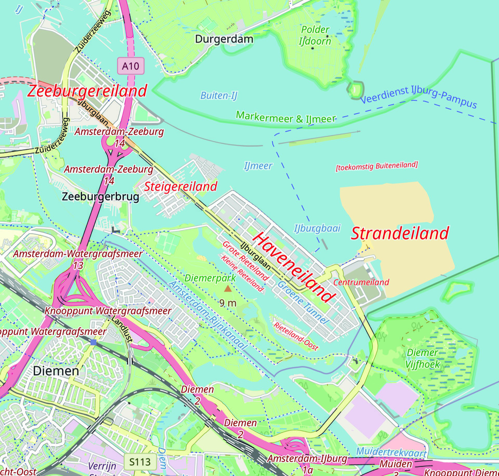 Strandeiland in Netherlands