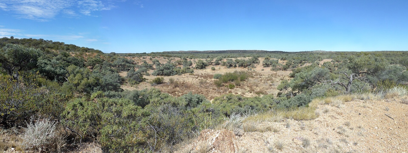 Boxhole crater in Australia