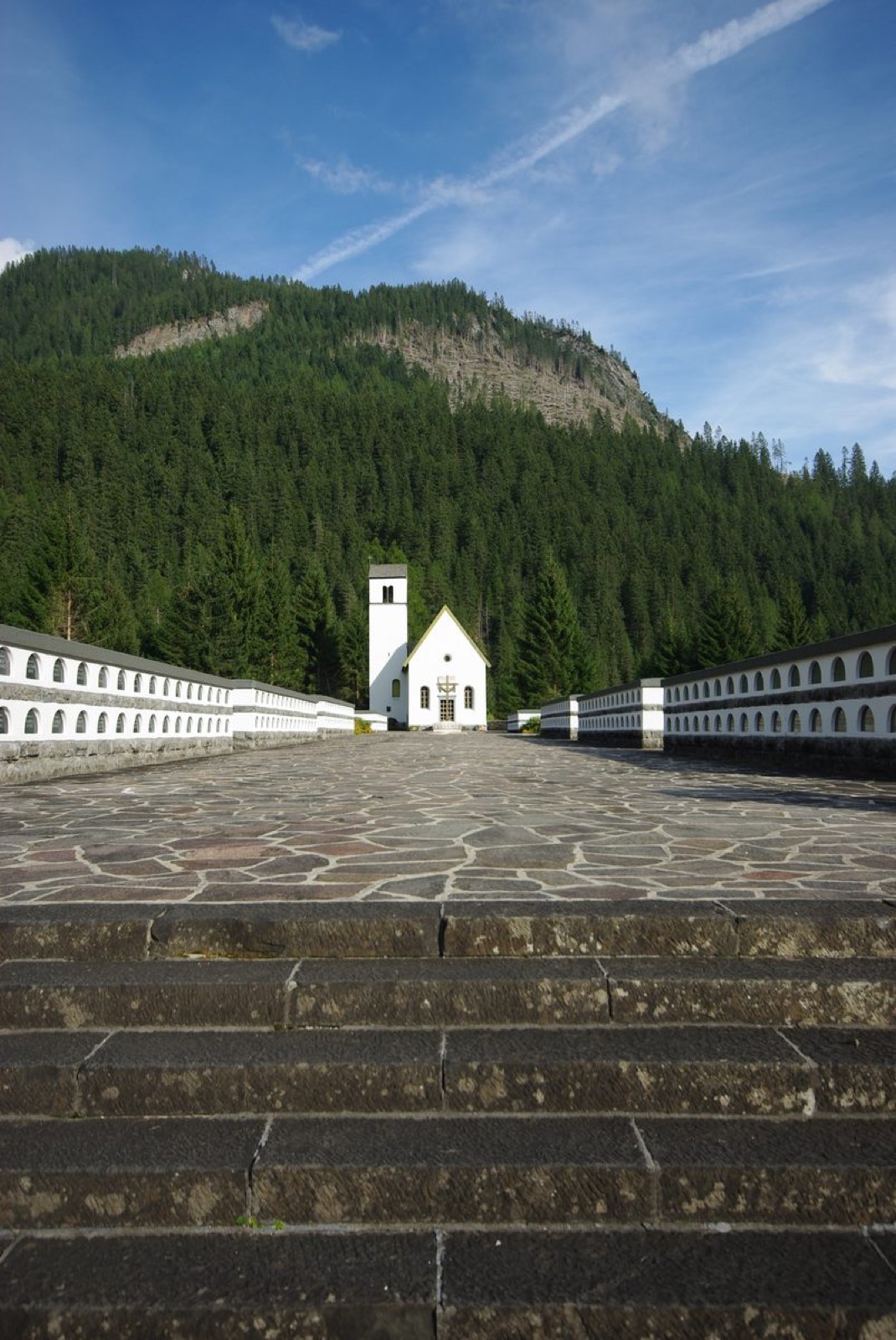 military shrine of Pian di Salesei in Italy