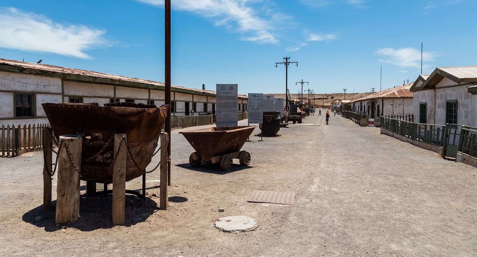 The nitrate town in the Atacama in Tarapacá, Chile