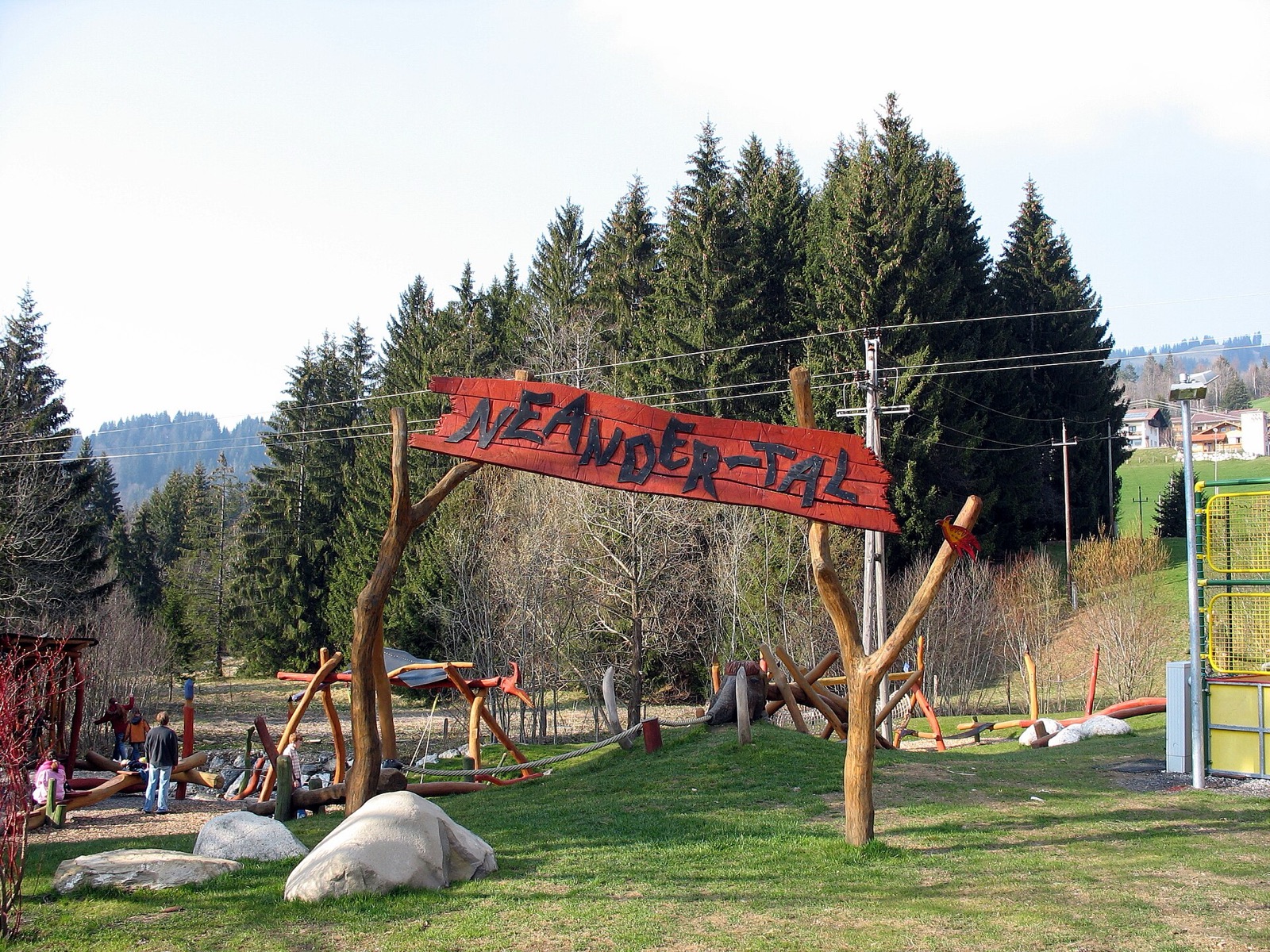 Austria connected at a single point in Tyrol, Austria