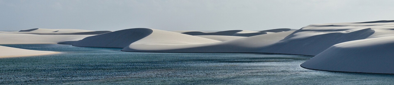 The desert filled with lagoons in Maranhão, Brazil