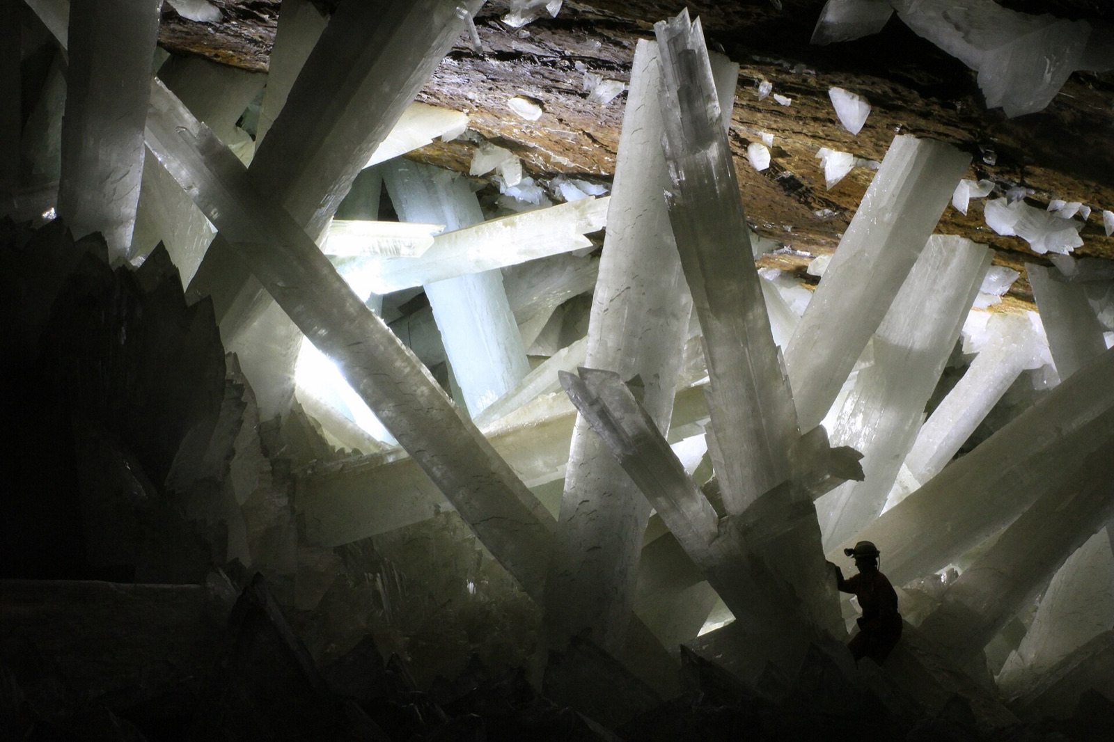 The cave of giant crystals in Chihuahua, Mexico