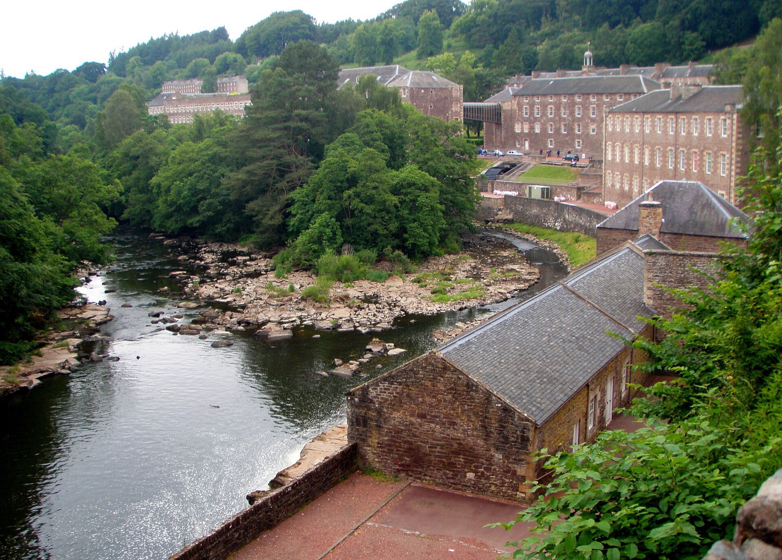 The social experiment beside the mills in Scotland