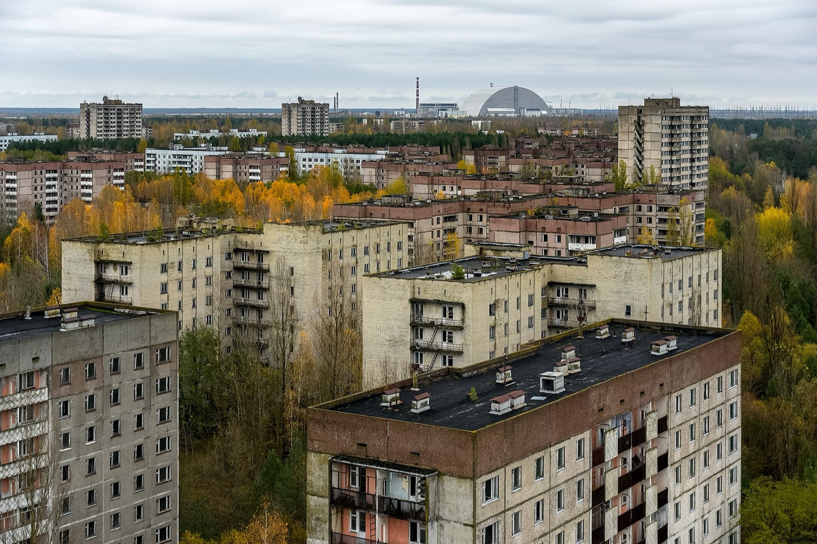 The city stopped in 1986 in Kyiv Oblast, Ukraine