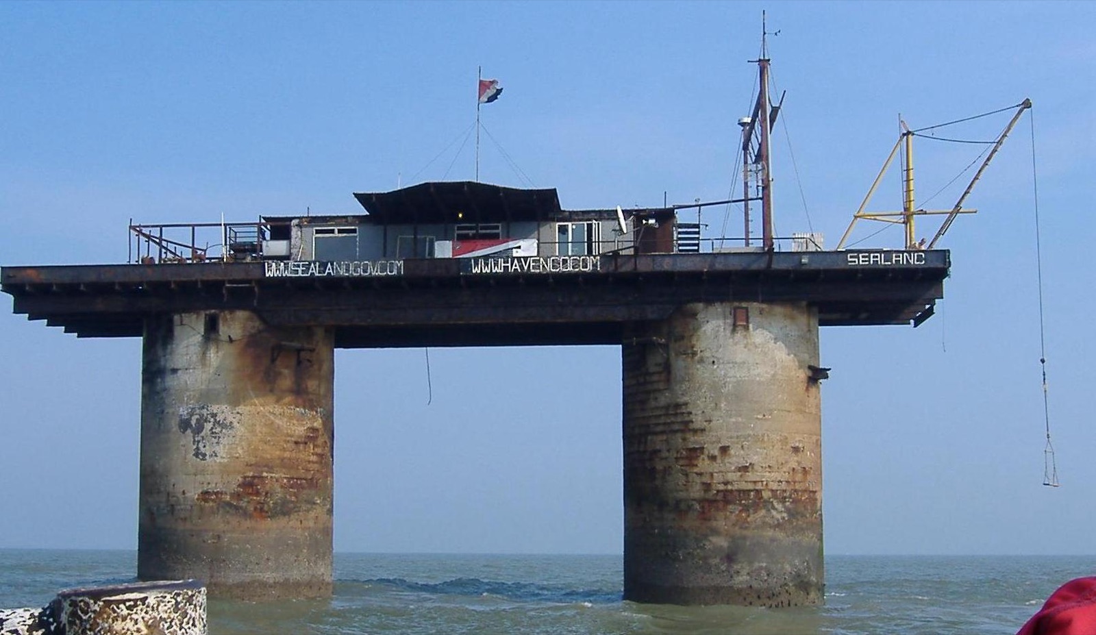 The sea fort that declared itself a country in North Sea