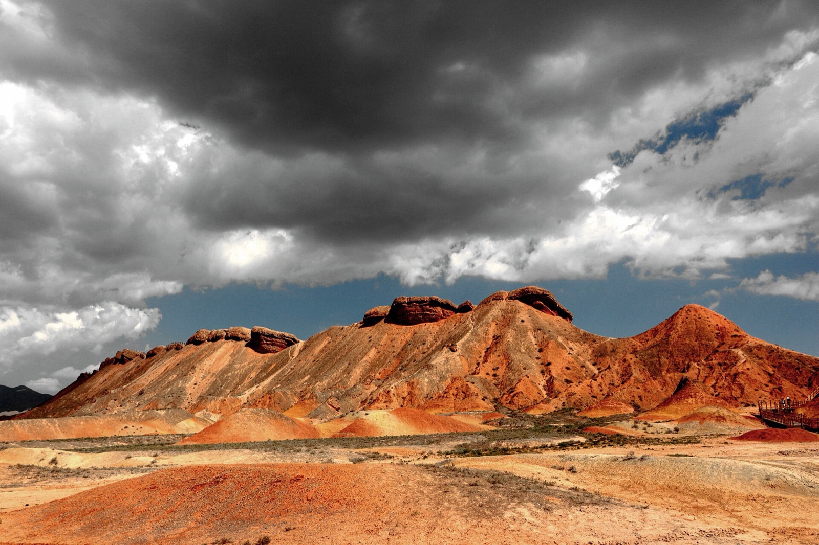 Zhangye UNESCO Global Geopark in CN