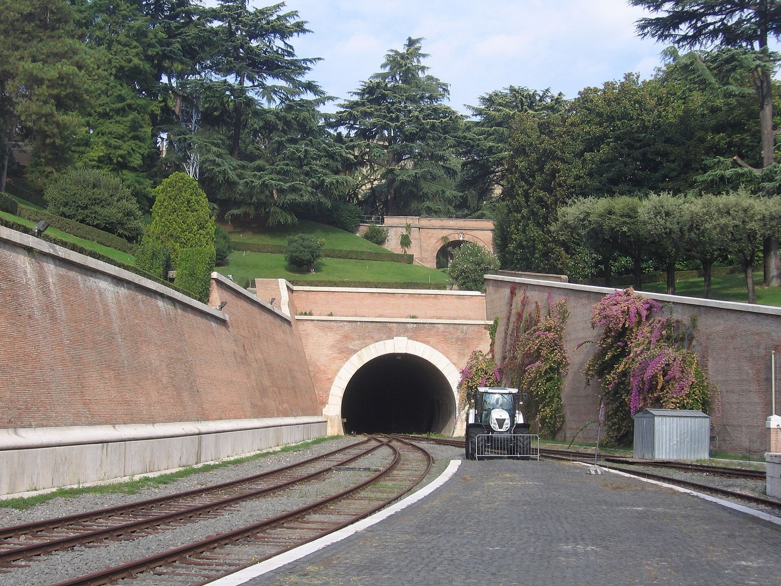 The railway of the smallest state in Vatican City